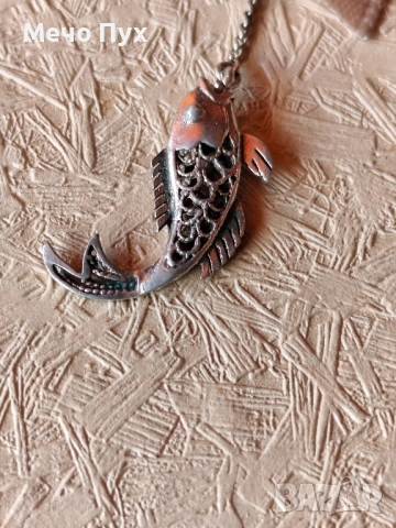 Сребърна брошка (20), снимка 2 - Въдици - 52502058