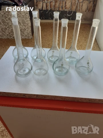 Мерителна колба 50 мл и епруветки, снимка 6 - Лаборатория - 50589279