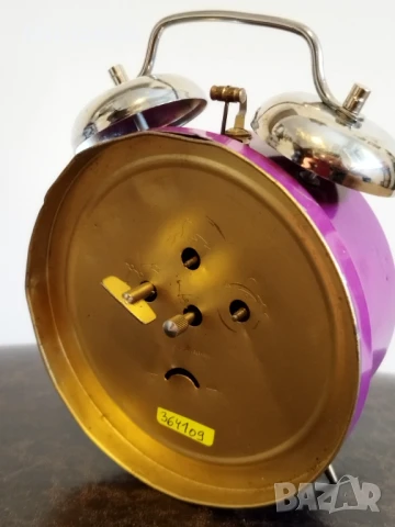 Стар механичен будилник, настолен часовник, снимка 5 - Антикварни и старинни предмети - 51109129