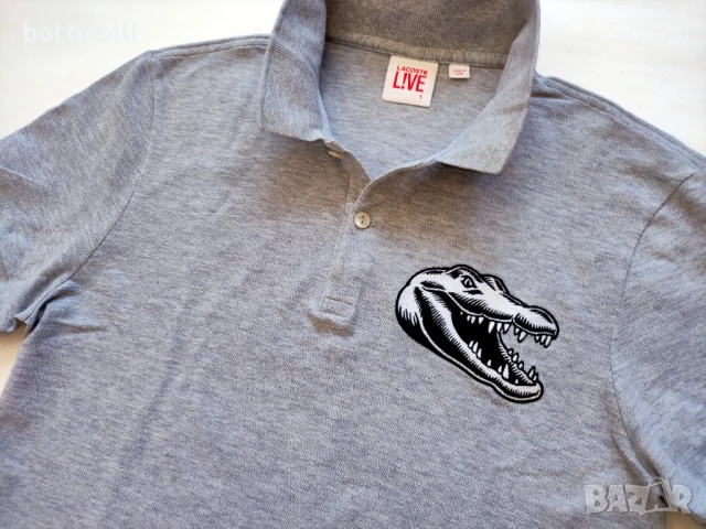 Lacoste LIVE! Cotton Polo Shirt Mens -M- оригинална мъжка тениска , снимка 7 - Тениски - 51085745