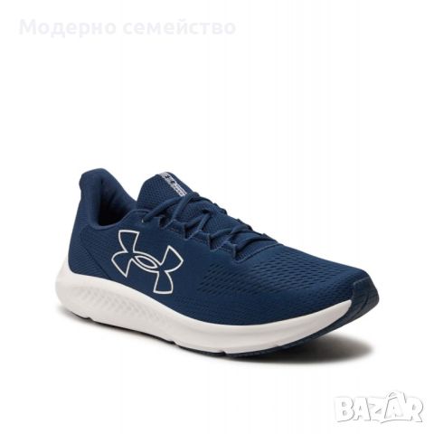 Мъжки маратонки  UNDER ARMOUR Charged Pursuit 3 Big Logo Running Shoes Navy, снимка 2 - Маратонки - 46607507