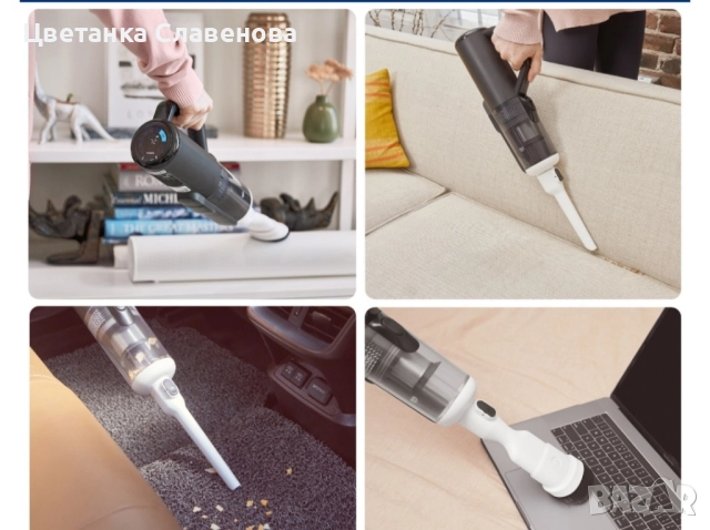 Вертикална прахосмукачка Tineco Floor One S5 Combo Plus, 22 W, 21.6 V, 0.45 L, Wi-Fi, Син, снимка 6 - Прахосмукачки - 52467232