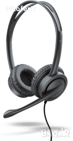 Слушалки Trust Mauro, USB, Микрофон Черни