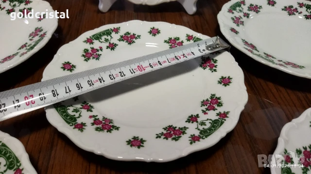 стар немски порцелан чинии, снимка 4 - Антикварни и старинни предмети - 13914299