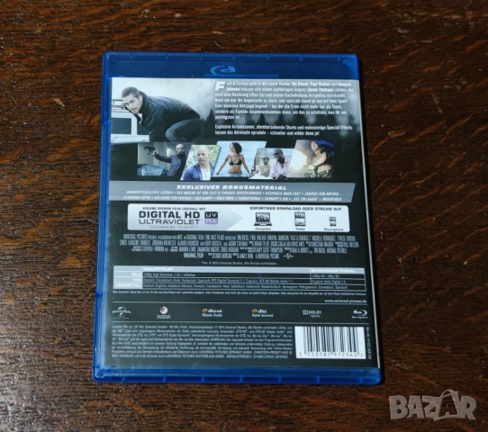 Fast and Furious 7 Blu-Ray DVD диск Extended Version, снимка 3 - DVD филми - 52310719