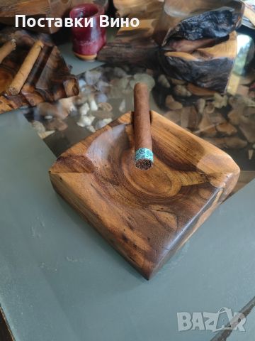 Дървен пепелник за пури, снимка 10 - Други - 46260927