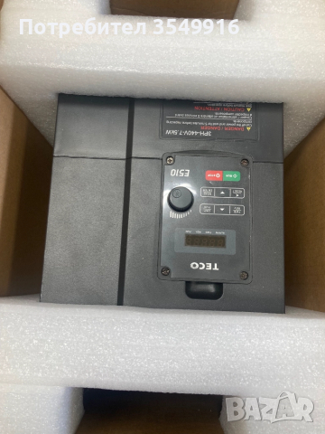 Честотен регулатор(инвертор) TECO 7,5кw/400V, снимка 3 - Други машини и части - 52401678