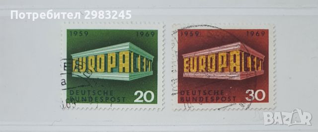 Германия 1969, снимка 1 - Филателия - 46392289