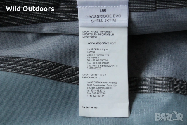 LA SPORTIVA Crossridge Evoshell jacket - мъжко яке, размер L-XL, снимка 12 - Спортни дрехи, екипи - 53610869