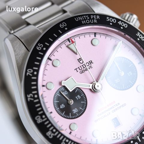 Мъжки часовник Tudor Black Bay Chrono “Pink” с автоматичен механизъм, снимка 3 - Мъжки - 46638937