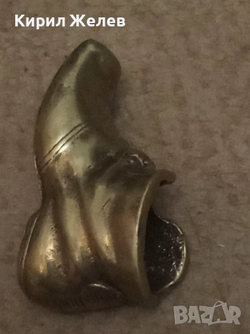 Месингова обувка 50614, снимка 4 - Антикварни и старинни предмети - 52124733