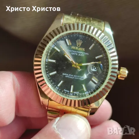 Мъжки луксозен часовник Rolex Oyster Perpetual Datejust , снимка 2 - Мъжки - 46942237