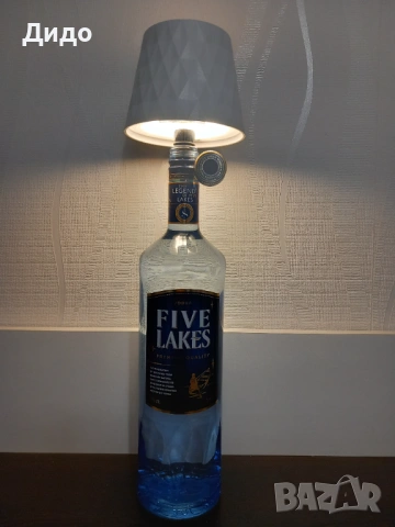 Сензорна LED лампа за бутилка с акумулаторна батерия, снимка 2 - Лед осветление - 53777878