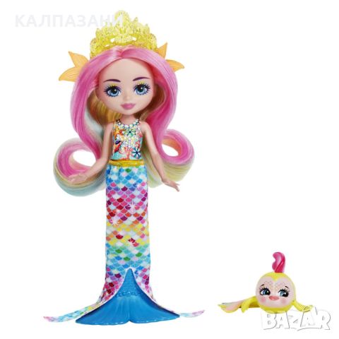 ENCHANTIMALS Royals кукла русалка и рибка HCF68, снимка 2 - Кукли - 45875459