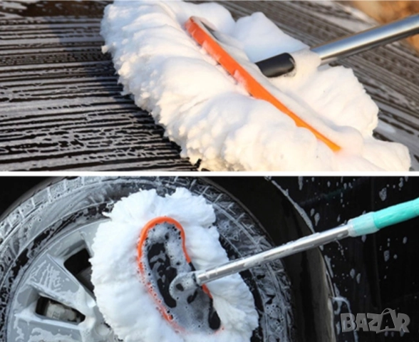   Автоматично въртяща се четка на 360° за кола  