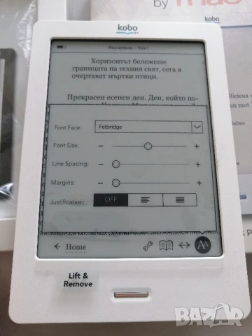 Електронна книга Kobo Touch 6",2Gb, снимка 10 - Електронни четци - 50547292