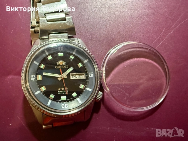 Оригинално стъкло за часовник Orient KD, снимка 2 - Мъжки - 52228794