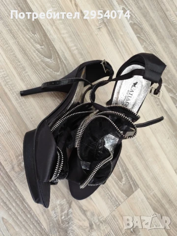 нови сатенени сандали 40номер 15лв , снимка 1