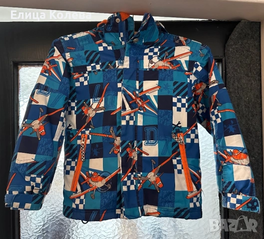 Зимно яке за момче 122 см/ 7 г