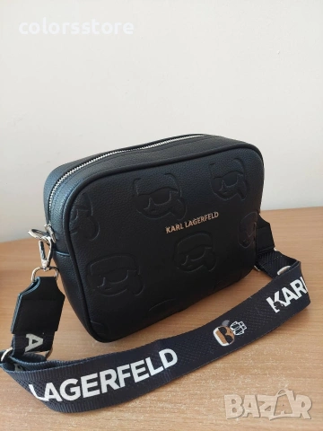 Черна чанта Karl Lagerfeld- SG85, снимка 2 - Чанти - 42520258