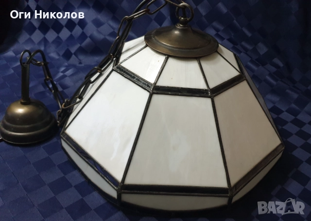 Голям  осмоъгълен полилей тип " Тифани"