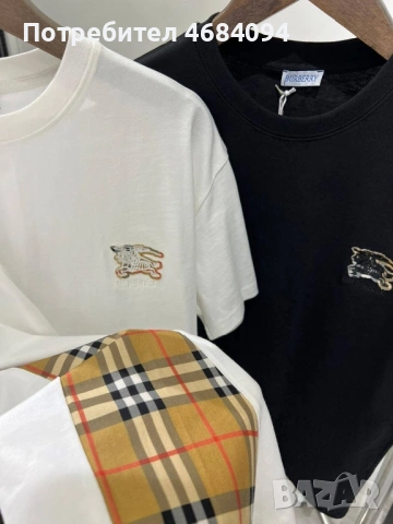 Маркови мъжки тениски Burberry , снимка 2 - Тениски - 54039958