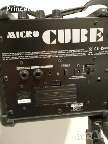 Продавам усилвател за китара Roland Micro Cube. , снимка 6 - Китари - 53792866