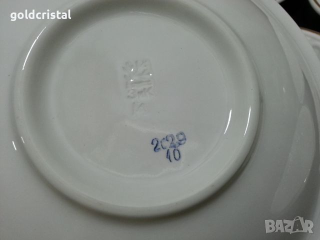 Руски порцелан чинии , снимка 3 - Антикварни и старинни предмети - 46419226