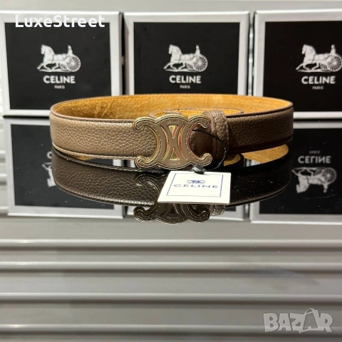 CELINE 🤍 Естествена Кожа , снимка 7 - Колани - 53852455