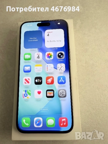 iPhone 15 Pro Max 256 Gb battery- 95%, снимка 2 - Apple iPhone - 52776781