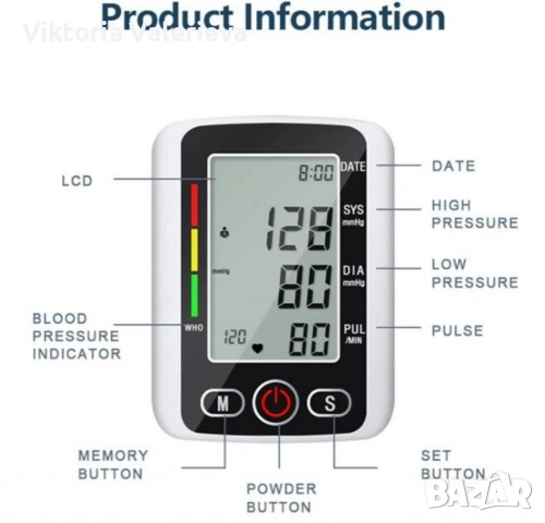 ХИТ.Професионален дигитален апарат за кръвно налягане.