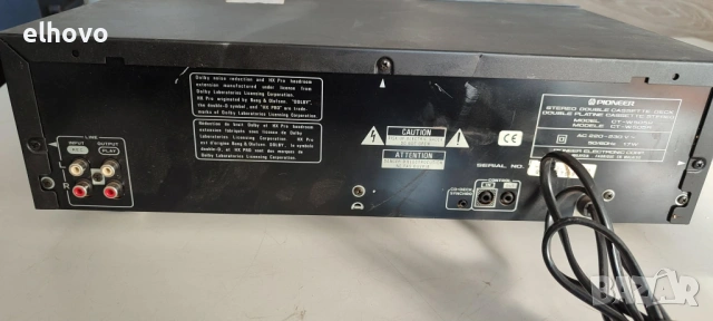 Дек Pioneer CT-W505R, снимка 2 - Декове - 53084068