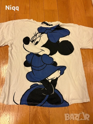 Блуза с къс ръкав на мики маус, снимка 2 - Тениски - 53906967