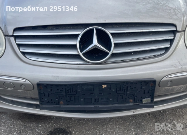 Решетка Предна броня Mercedes CLK W209 Мерцедес ЦЛК