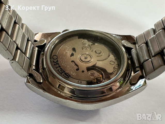 Мъжки часовник Seko 5 Automatic 21 Jewels, снимка 5 - Мъжки - 45008993