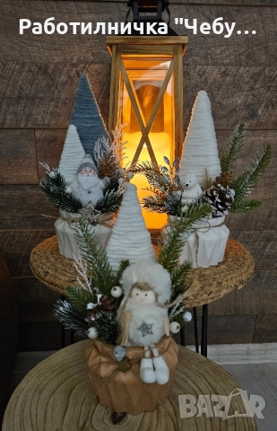 Коледни кашпи, снимка 5 - Коледни подаръци - 52111574