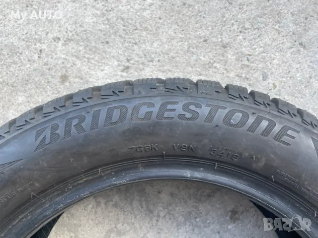 1бр зимна гума Bridgestone 205/55/16 dot3418 | 8mm, снимка 3 - Гуми и джанти - 48456333