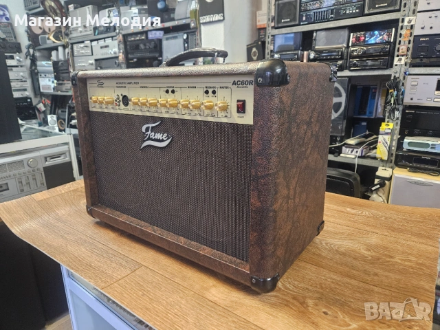 Китарно кубе Fame AC60R Acoustic Combo – Кристален звук за Вашата китара и вокал, снимка 7 - Тонколони - 53888974