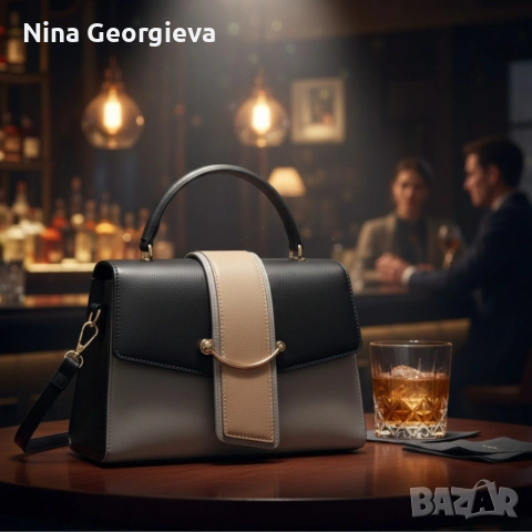 Елегантна дамска чанта в 7 цвята - компактна и стилна за всеки повод, снимка 4 - Чанти - 53276132