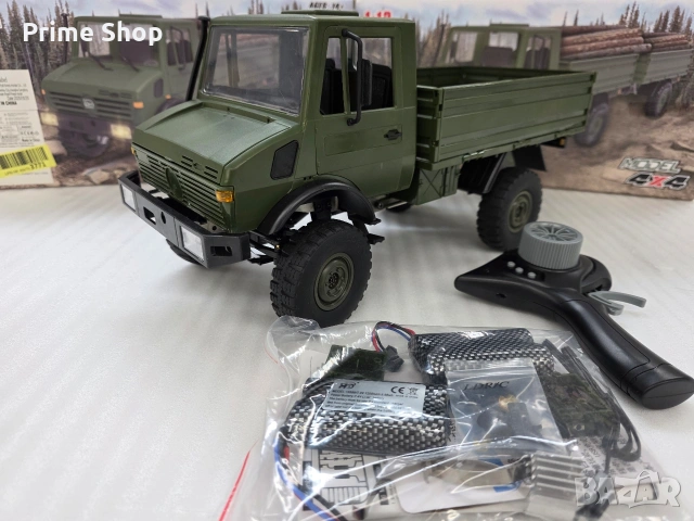 RC Военен камион 4WD 1:12 с 2.4GHz дистанционно управление, снимка 10 - Коли, камиони, мотори, писти - 53731838