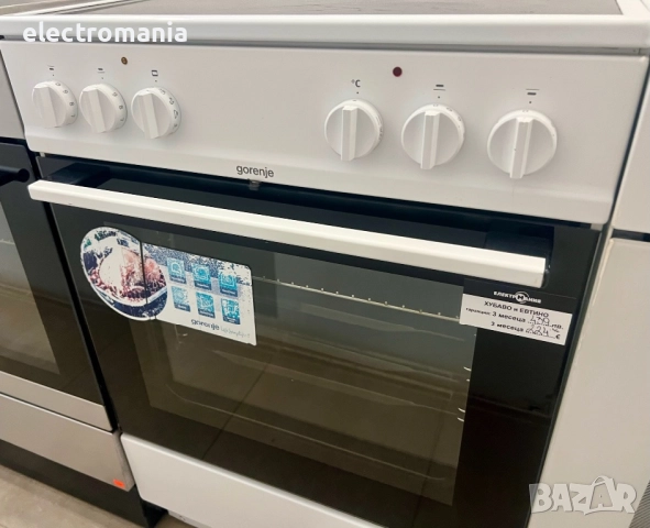 готварска печка Gorenje EC8615WB Безупречно състояние!!!, снимка 3 - Печки, фурни - 52694945