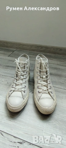 Оригинални бели дамски кецове CONVERSE VINTAGE CTAS-HI EUR38, снимка 5 - Маратонки - 54099955