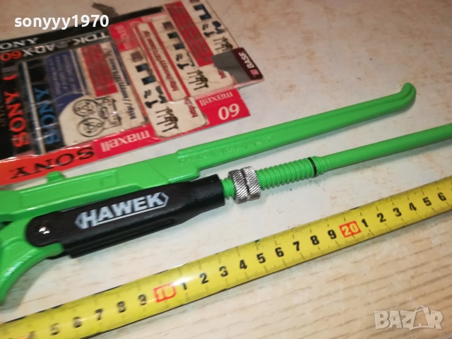 HAWEK-30СМ ТРЪБЕН КЛЮЧ ЗЕЛЕН 1010251751, снимка 3 - Ключове - 52011471