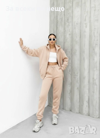 Дамски Ватиран Спортен Комплект С Кристали🔝Дамски Спортен Екип С Камъни-Различни Цветове Код S14, снимка 6 - Спортни екипи - 52396594