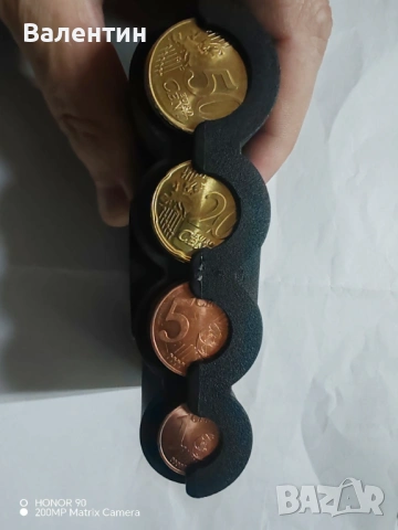 Монетник ДЖОБЕН - за  евро монети, снимка 2 - Други стоки за дома - 53165122