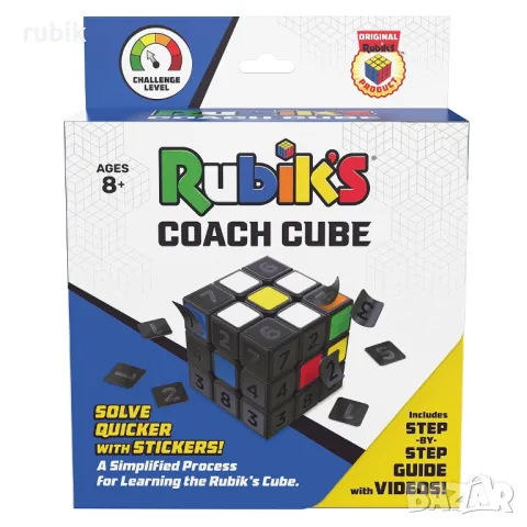 Оригинален магически пъзел Rubik's Coach Cube с инструкции как да наредим Рубик куб, снимка 7 - Игри и пъзели - 47158283