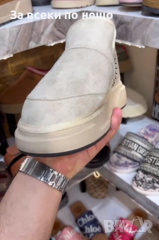 Amiri Дамски Светло Бежови Топли Зимни Боти Амири Код E965, снимка 4 - Дамски боти - 52059400