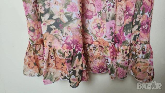 Макси рокля Amisu с цветочен принт, снимка 6 - Рокли - 54135873