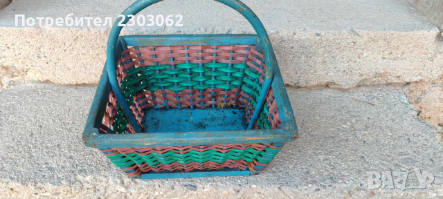 Стара кошница, снимка 3 - Антикварни и старинни предмети - 45023847