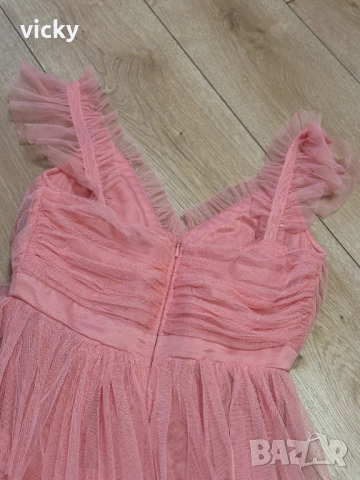 Официална светло розова рокля, Maya Deluxe, снимка 8 - Рокли - 44697213